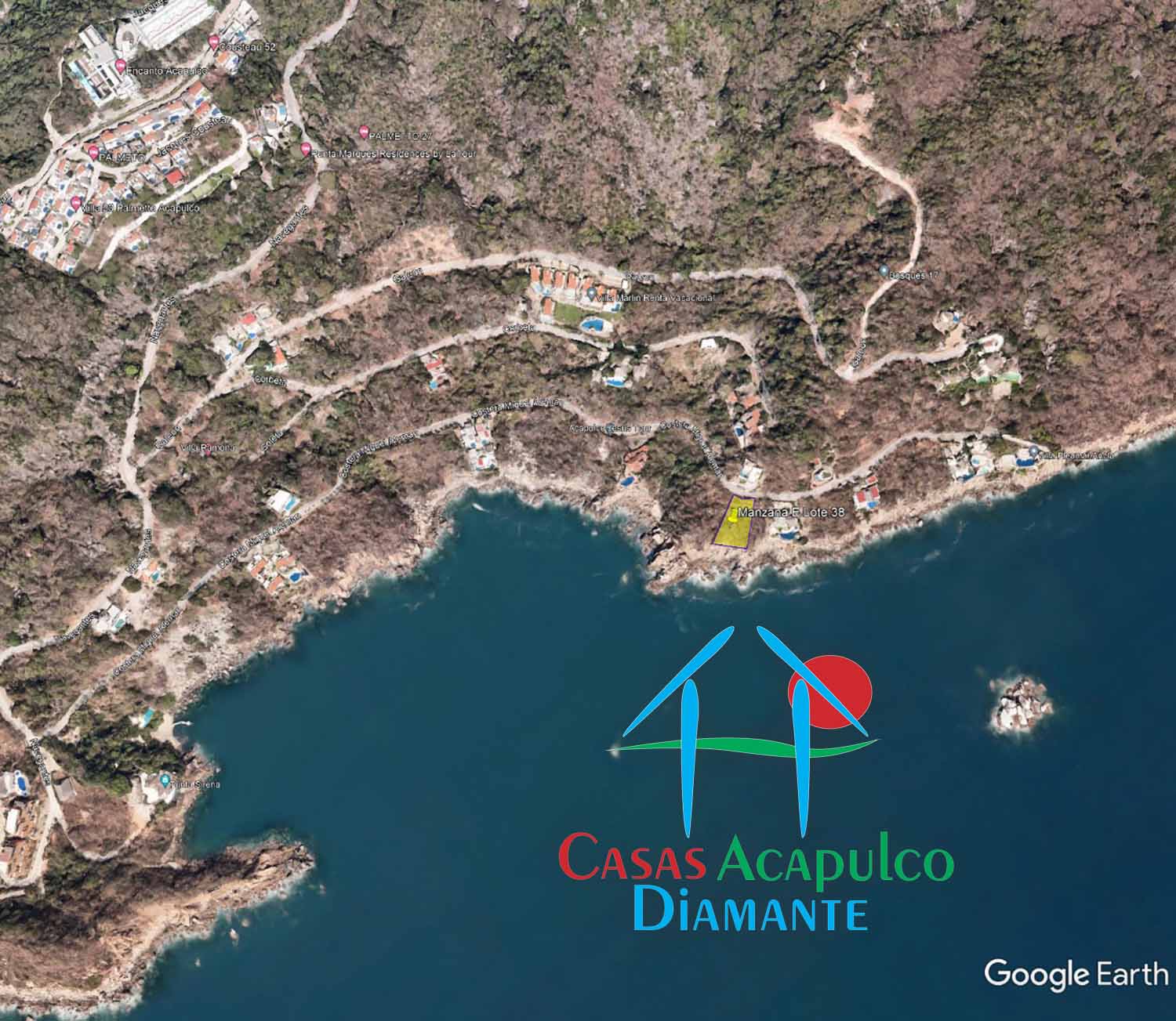 Terreno Brisas del Marqués Manzana E Lote 38 - Ubicación satelital y entorno 10